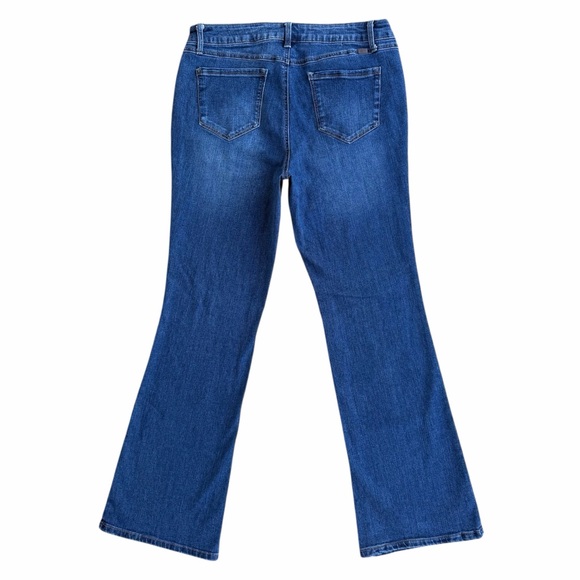 1822 Denim Mid-Rise Boot Cut Stretch Jeans ~ Size 12 - Picture 2 of 8
